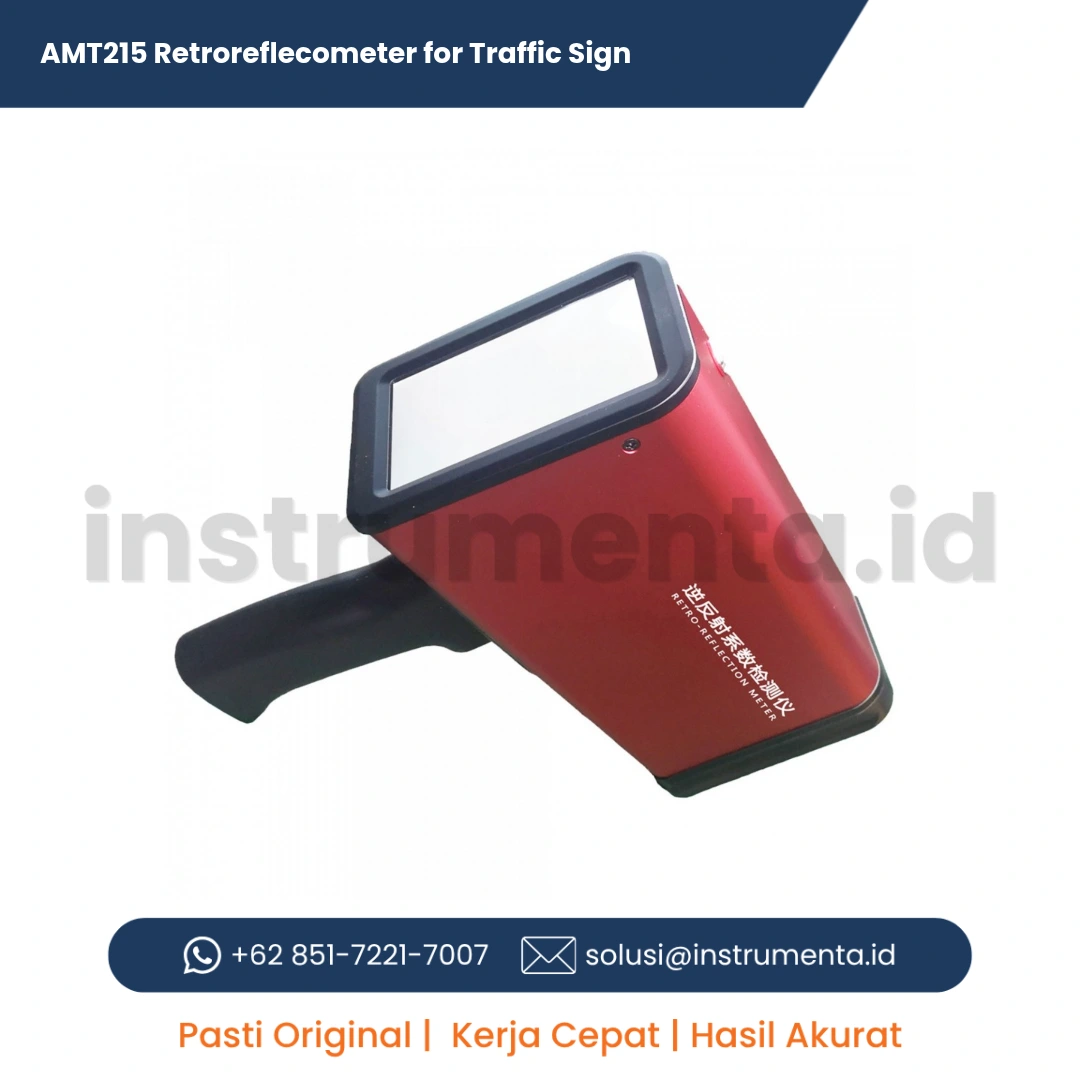 Distributor Resmi AMTAST AMT215 Retroreflectometer Alat Ukur Pantulan Cahaya Rambu Lalu Lintas Digital